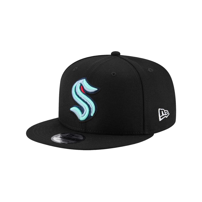 Seattle Kraken New Era NHL Team 9FIFTY Snapback Hat – Black