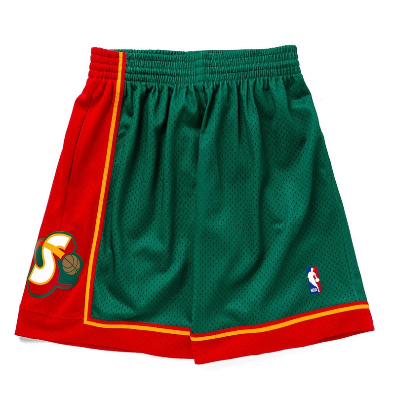 Seattle Supersonics Mitchell & Ness NBA 95-96 Swingman Shorts  – Green