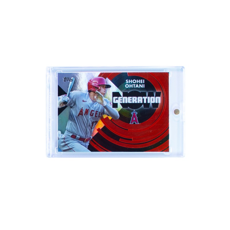 Shohei Ohtani Los Angeles Angels Topps MLB 22 Generation Now Refractor Card
