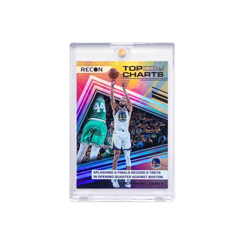 Steph Curry Golden State Warriors Panini NBA Recon 22-23 Top Charts Holo card