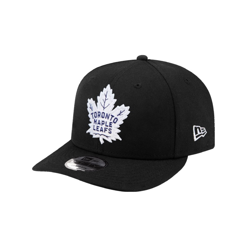 Toronto Maple Leafs New Era NHL Team 9FIFTY Pre-Curved Snapback Hat – Black
