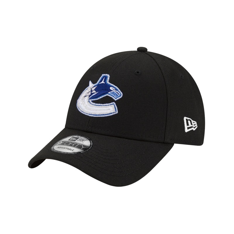 Vancouver Canucks New Era NHL Team 9FORTY Snapback Hat – Black