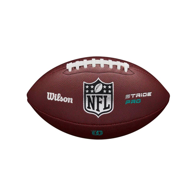 Wilson NFL Shield Stride Pro Eco Full Size Football Ball – Brown