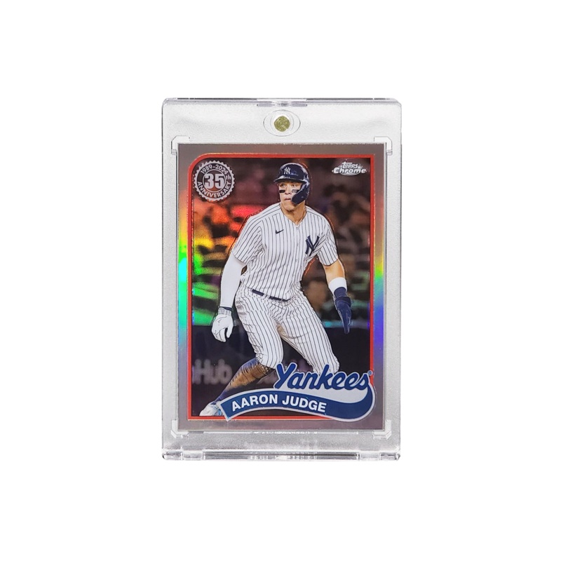 Aaron Judge New York Yankees Topps MLB Chrome 24 35th Ann Refractor Card
