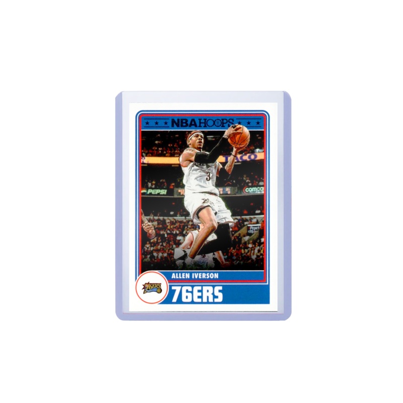 Allen Iverson Philadelphia 76ers Panini NBA Hoops 23-24 Tribute Card