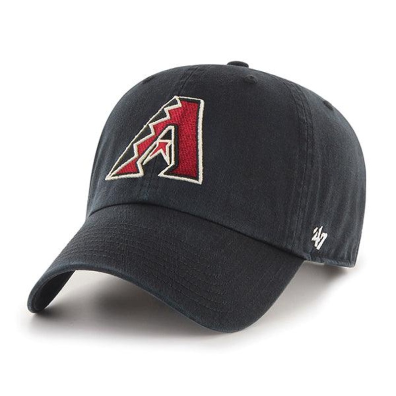 Arizona Diamondbacks ’47 MLB Road Clean Up Strapback Hat – Black