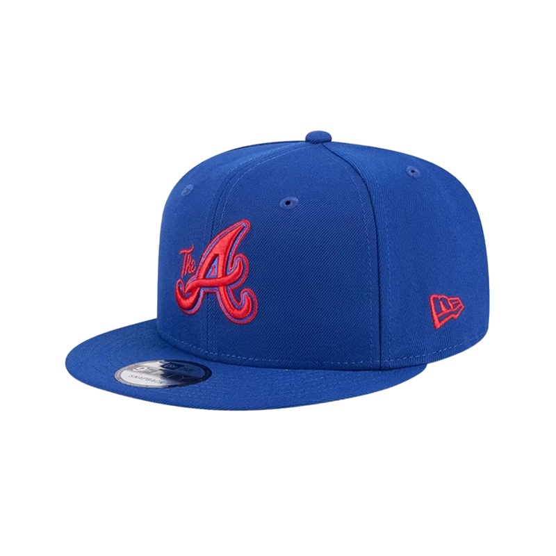 Atlanta Braves New Era MLB City Connect Fan Pack 9FIFTY Snapback Hat – Blue