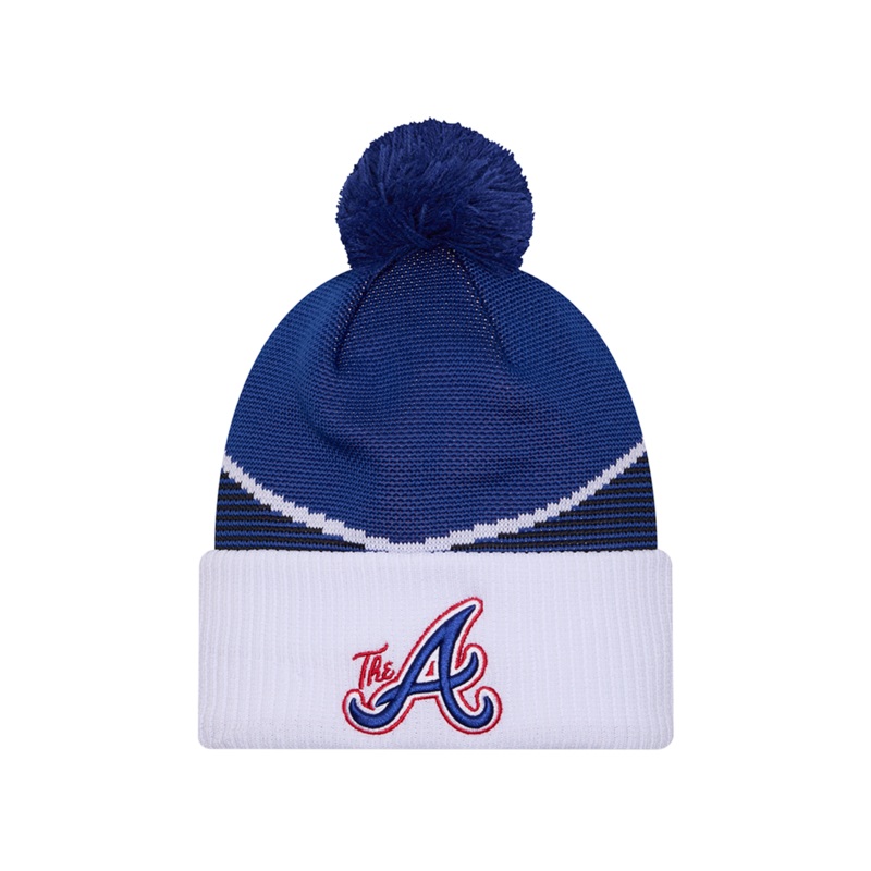 Atlanta Braves New Era MLB City Connect Knit Beanie – Blue