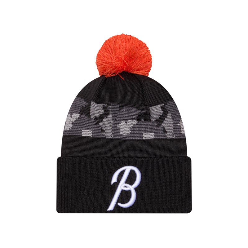 Baltimore Orioles New Era MLB City Connect Knit Beanie – Black