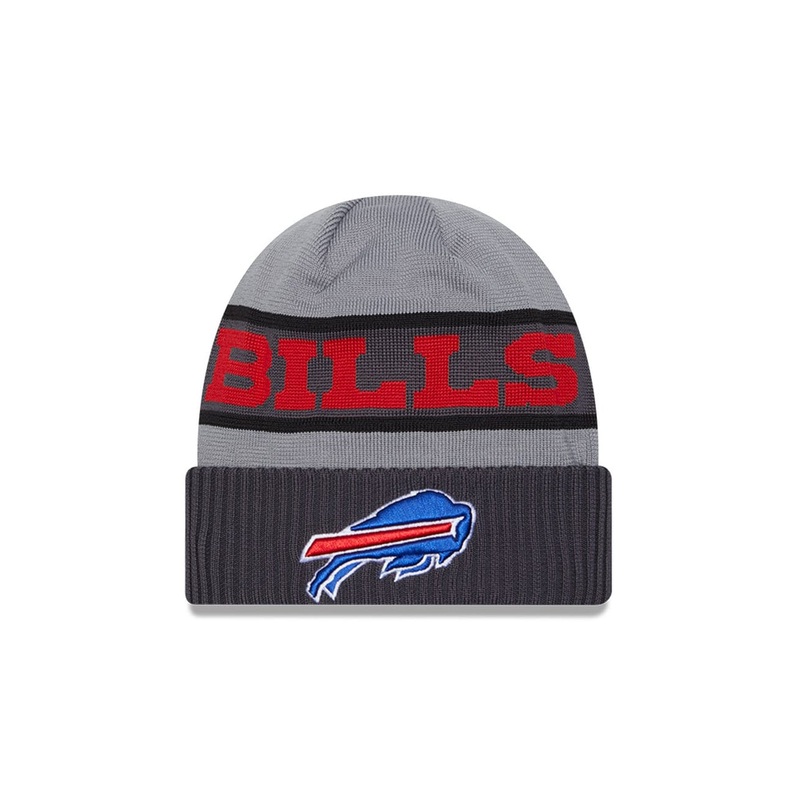 Buffalo Bills New Era NFL 23 Sideline Tech Knit Beanie – Graphite