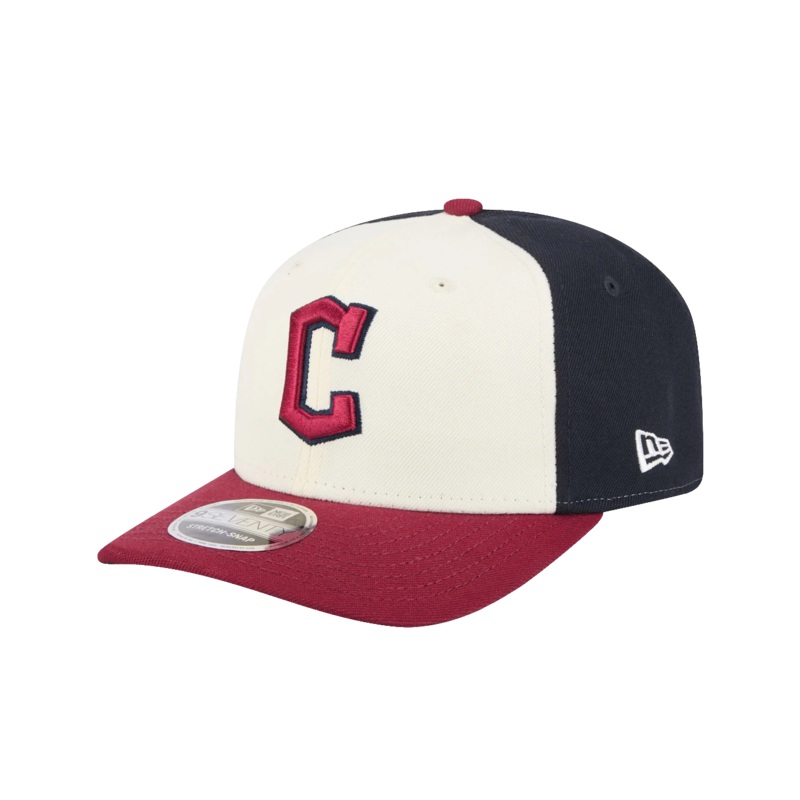 Cleveland Guardians New Era MLB City Connect 9SEVENTY Stretch Snapback Hat – Navy