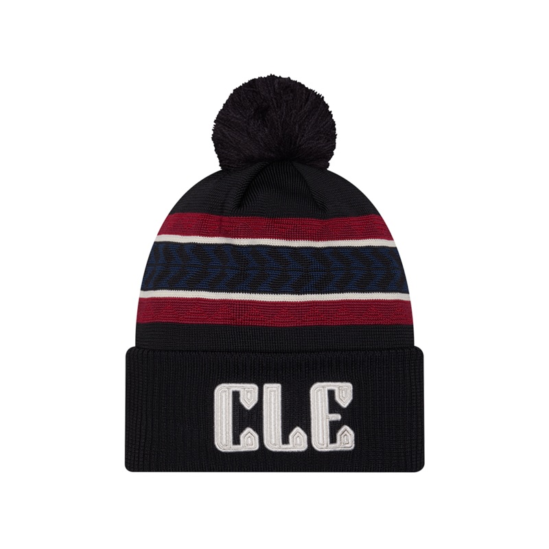 Cleveland Guardians New Era MLB City Connect Knit Beanie – Navy