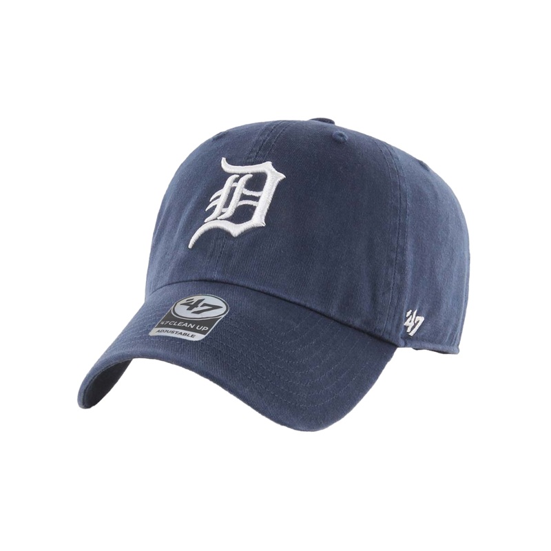 Detroit Tigers ’47 MLB Team Clean Up Strapback Hat – Navy