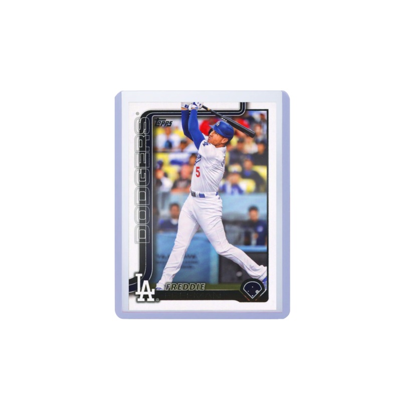 Freddie Freeman Los Angeles Dodgers Topps MLB Series 1 25 Base Card