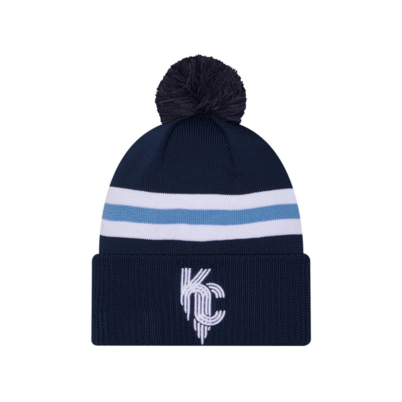 Kansas City Royals New Era MLB City Connect Knit Beanie – Navy