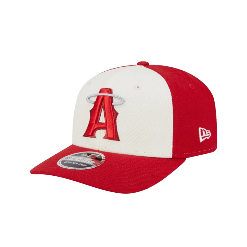 Los Angeles Angels New Era MLB City Connect 9SEVENTY Stretch Snapback Hat – Red