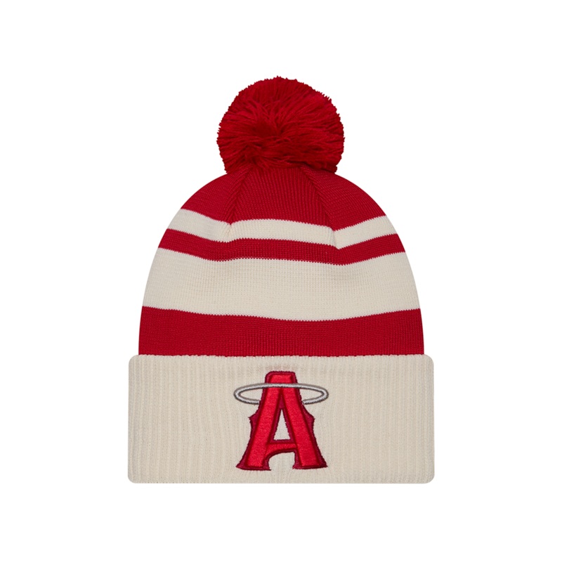 Los Angeles Angels New Era MLB City Connect Knit Beanie – Red