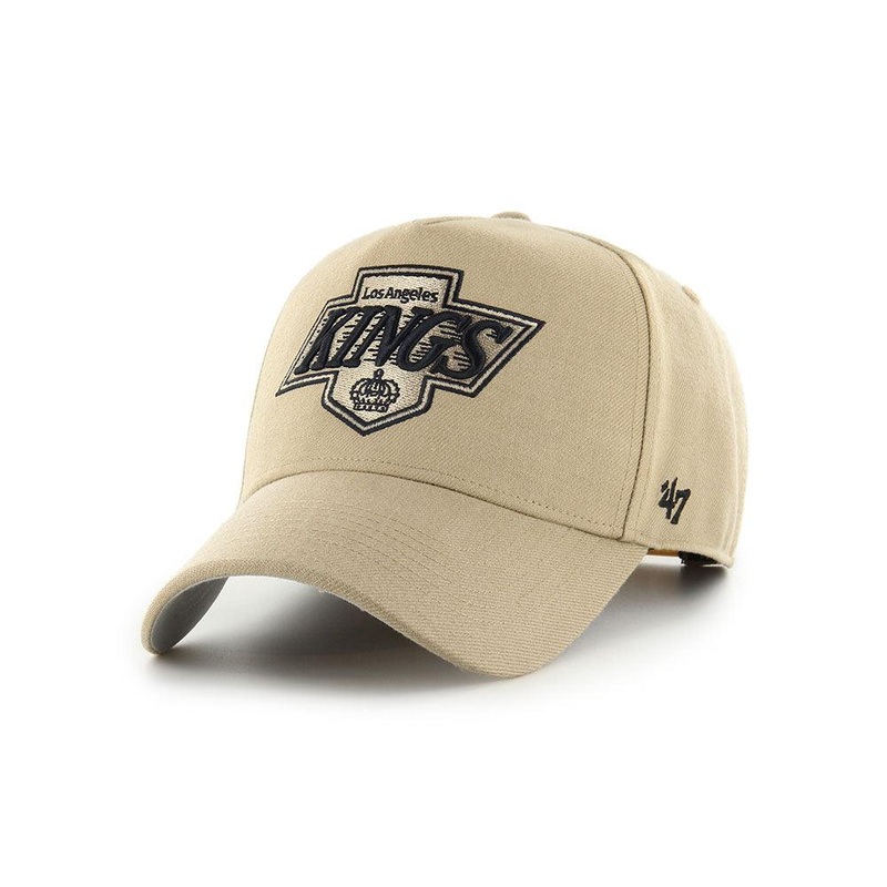 Los Angeles Kings ’47 NHL Vintage MVP DT Snapback Hat – Khaki