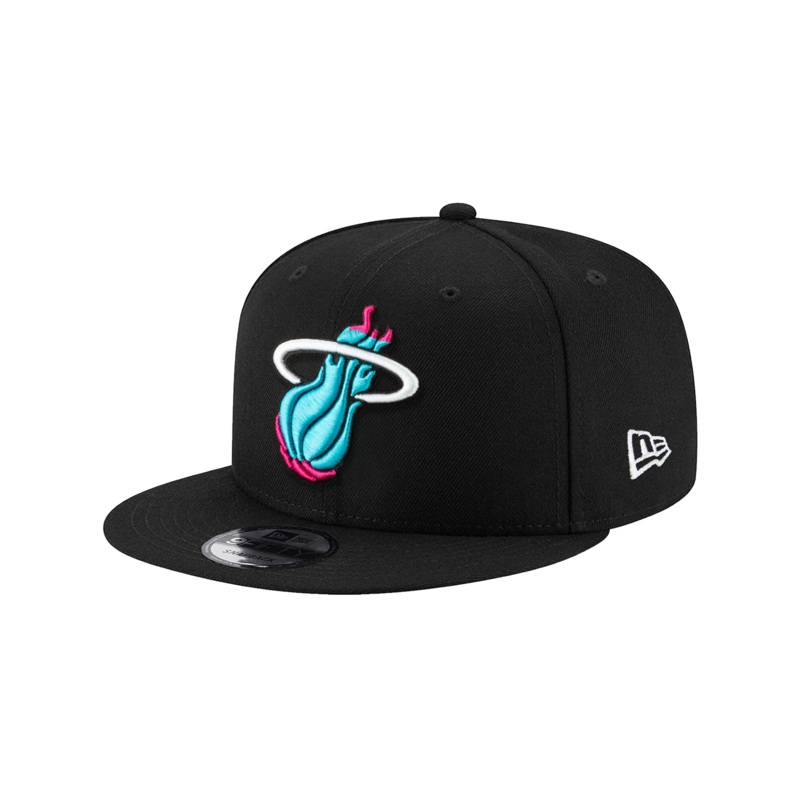 Miami Heat New Era NBA City Alt 9FIFTY Snapback Hat – Black