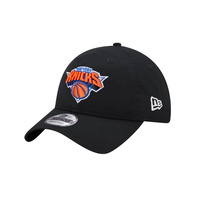 New York Knicks New Era NBA City Alt 9TWENTY Strapback Hat – Black