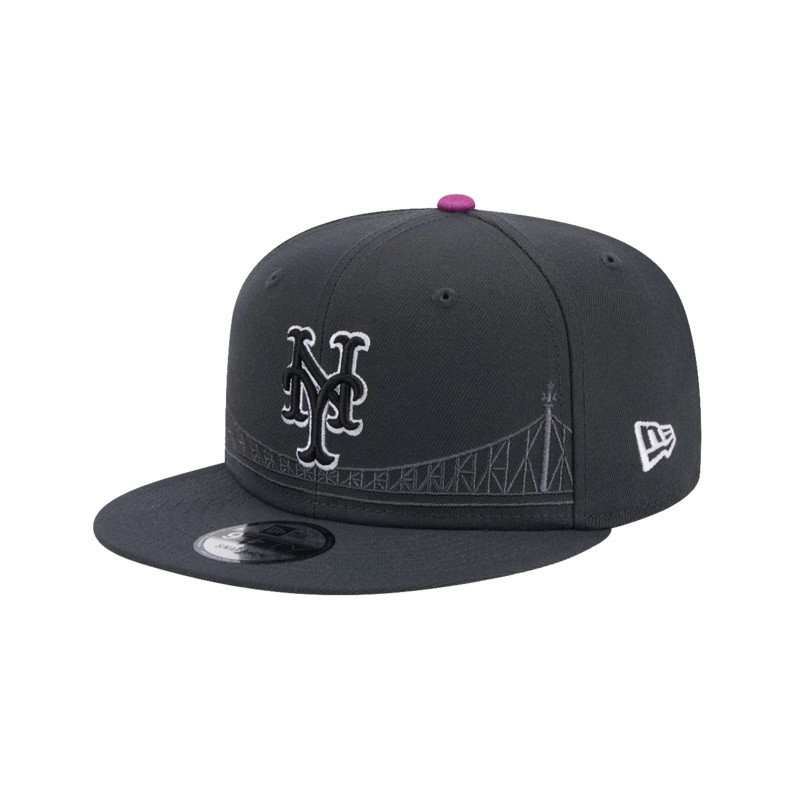 New York Mets New Era MLB City Connect 9FIFTY Snapback Hat – Graphite