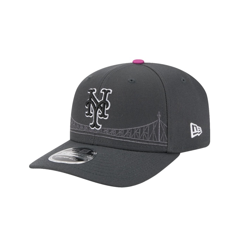 New York Mets New Era MLB City Connect 9SEVENTY Stretch Snapback Hat – Graphite