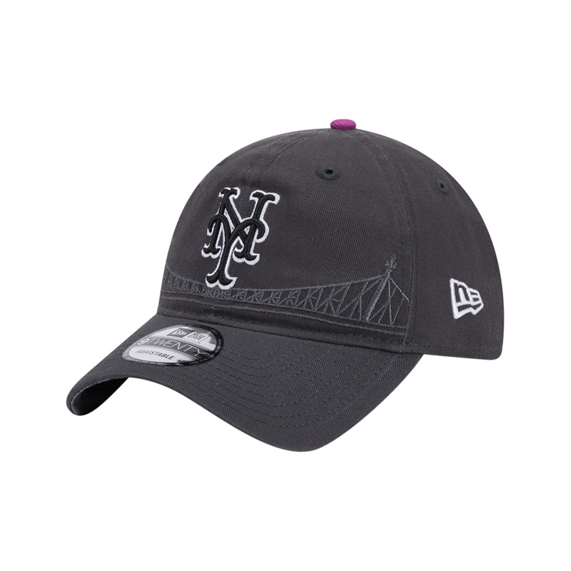 New York Mets New Era MLB City Connect 9TWENTY Strapback Hat – Graphite
