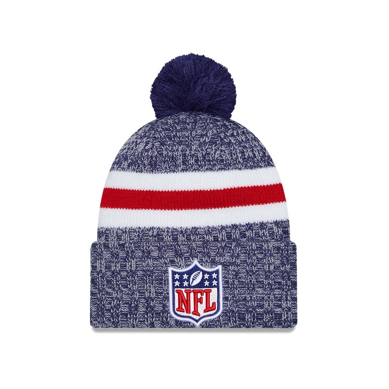 NFL Shield New Era NFL 23 Sideline Pom Knit Beanie