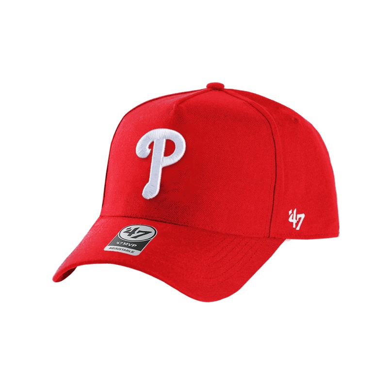 Philadelphia Phillies ’47 MLB Team MVP DT Snapback Hat – Red