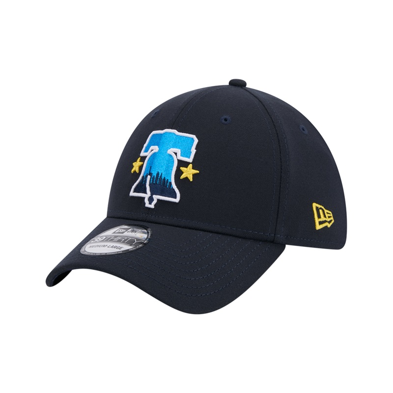 Philadelphia Phillies New Era MLB City Connect 39THIRTY Stretch-Fit Hat – Navy