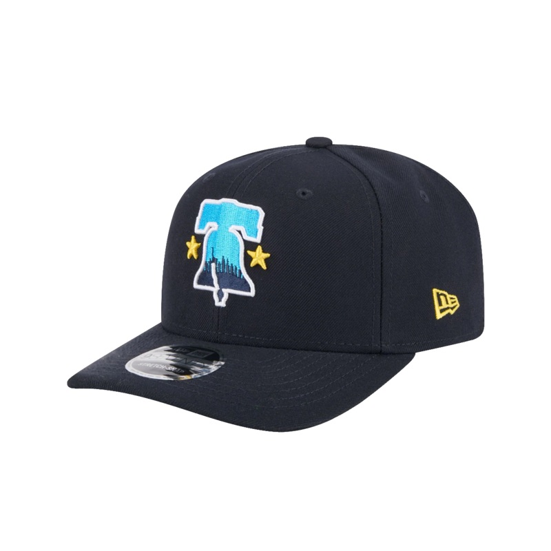 Philadelphia Phillies New Era MLB City Connect 9SEVENTY Stretch Snapback Hat – Navy
