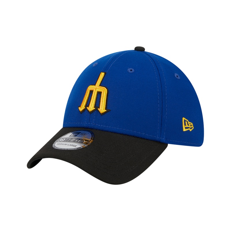 Seattle Mariners New Era MLB City Connect 39THIRTY Stretch-Fit Hat – Blue