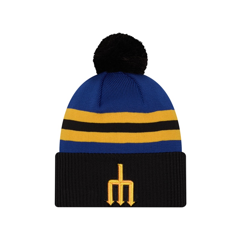 Seattle Mariners New Era MLB City Connect Knit Beanie – Blue