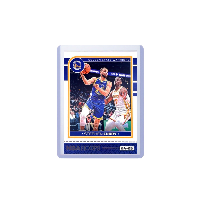 Steph Curry Golden State Warriors Panini NBA Hoops 24-25 Base Card