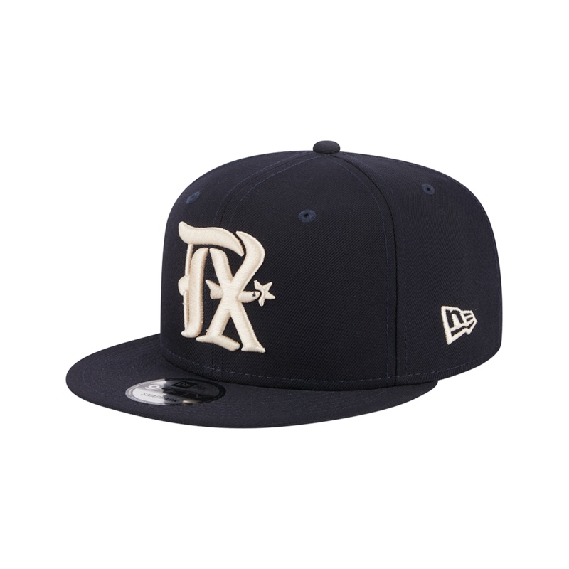 Texas Rangers New Era MLB City Connect 9FIFTY Snapback Hat – Navy