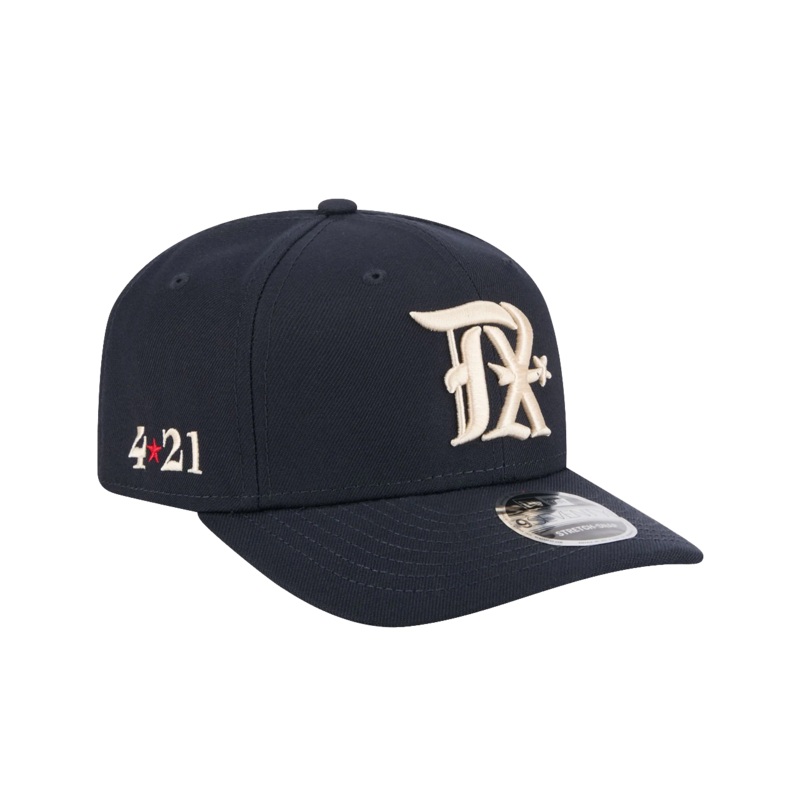 Texas Rangers New Era MLB City Connect 9SEVENTY Stretch Snapback Hat – Navy