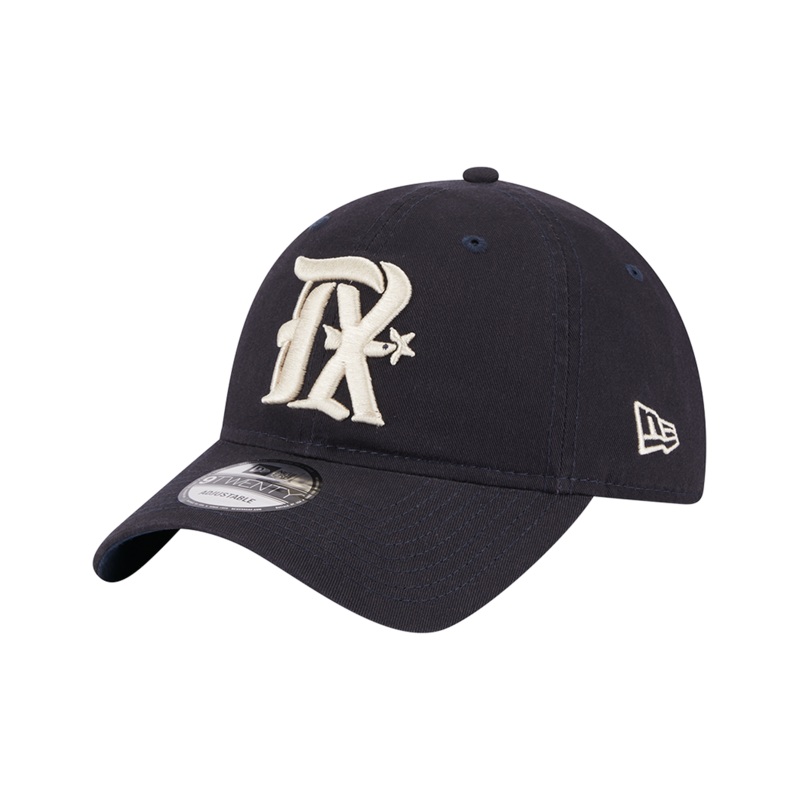 Texas Rangers New Era MLB City Connect 9TWENTY Strapback Hat – Navy