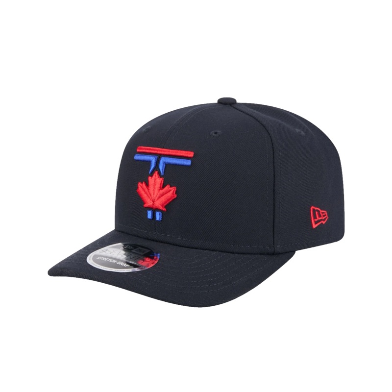 Toronto Blue Jays New Era MLB City Connect 9SEVENTY Stretch Snapback Hat – Navy