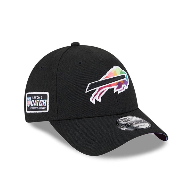 Buffalo Bills New Era NFL 23 Crucial Catch 9FORTY Snapback Hat – Black
