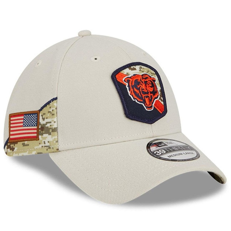 Chicago Bears New Era NFL 23 Salute To Service 39THIRTY Stretch-Fit Hat
