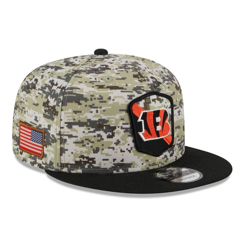 Cincinnati Bengals New Era NFL 23 Salute To Service 9FIFTY Snapback Hat