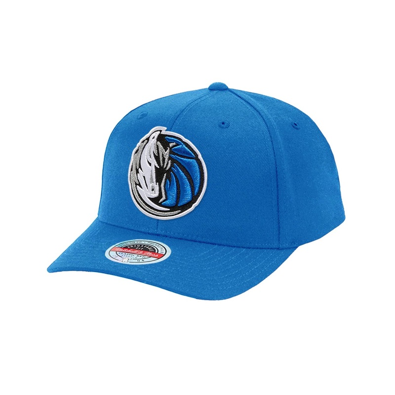 Dallas Mavericks Mitchell & Ness NBA Team Classic Red Snapback Hat – Blue