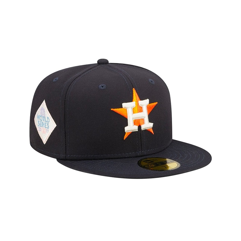 Houston Astros New Era MLB Pop Sweat 59FIFTY Fitted Hat – Navy