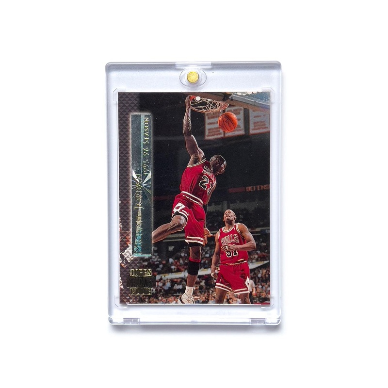 Michael Jordan Chicago Bulls Topps 95-96 Shining Moments Card