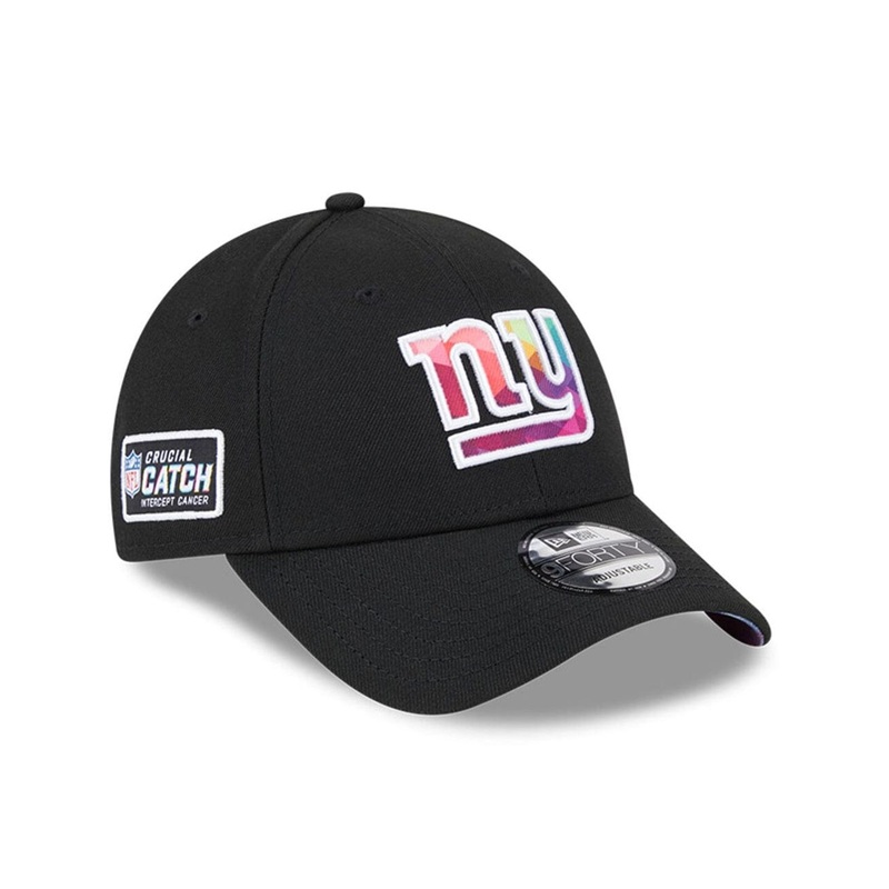 New York Giants New Era NFL 23 Crucial Catch 9FORTY Snapback Hat – Black