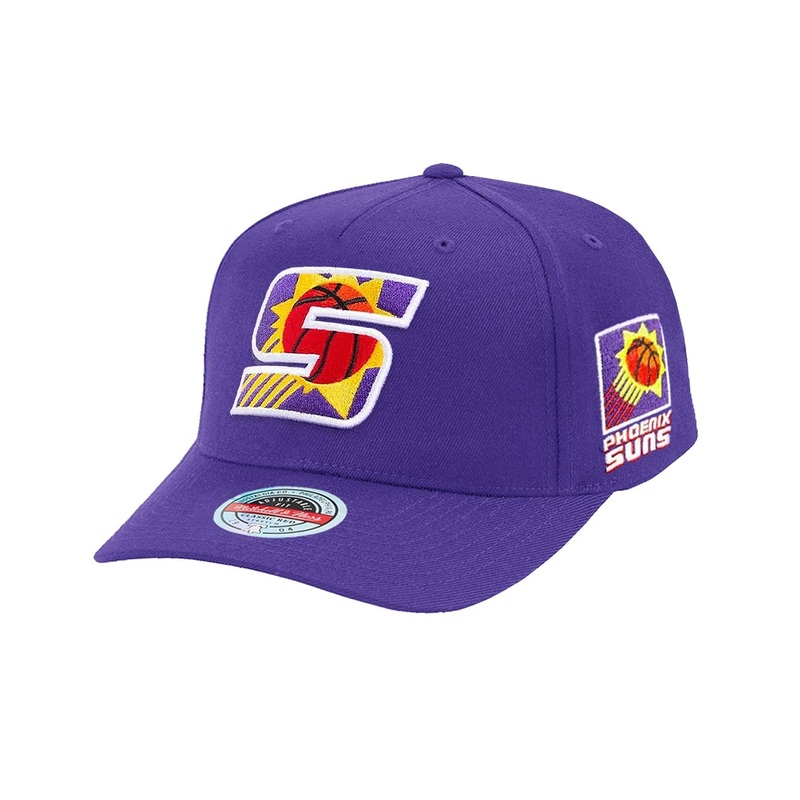 Phoenix Suns Mitchell & Ness NBA Initials Classic Red Snapback Hat – Purple