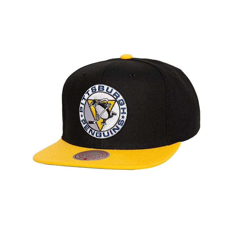 Pittsburgh Penguins Mitchell & Ness NHL Team 2T OG Snapback Hat – Black