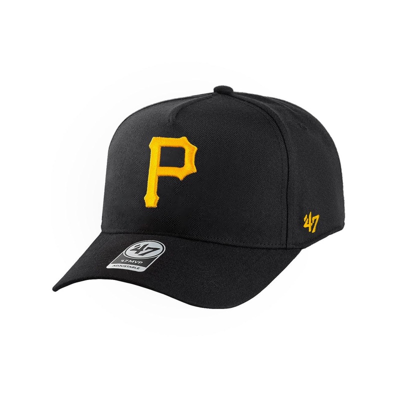 Pittsburgh Pirates ’47 MLB Team MVP DT Snapback Hat – Black