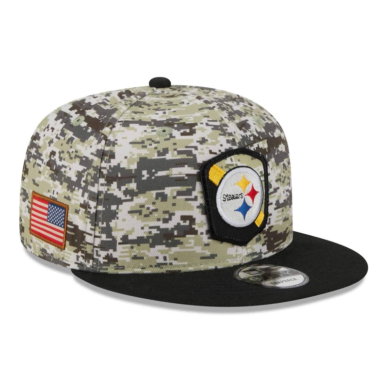 Pittsburgh Steelers New Era NFL 23 Salute To Service 9FIFTY Snapback Hat