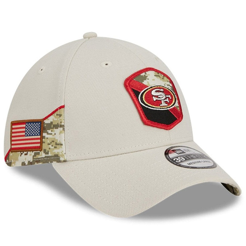 San Francisco 49ers New Era NFL 23 Salute To Service 39THIRTY Stretch-Fit Hat